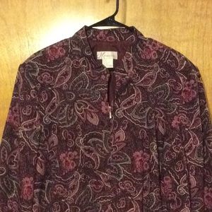 Dusty Rose Paisley Jacket